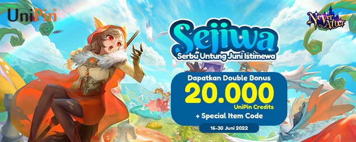 SEJIWA – Serbu Untung Juni Istimewa dengan Top Up Diamonds Never After di UniPin